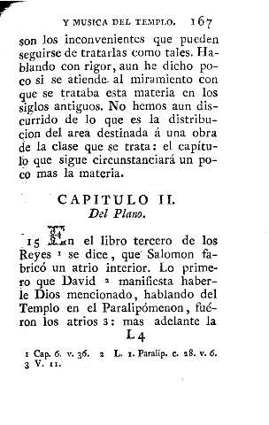 Capitulo II. Del Plano
