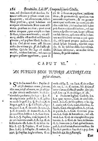 Caput VI. An pupilus sine tutoris auctoritate possit alienare