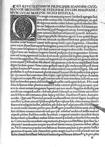 Ad illvstrissimvm principem Ioanem Gvzmanvm methymnae synodiae ...