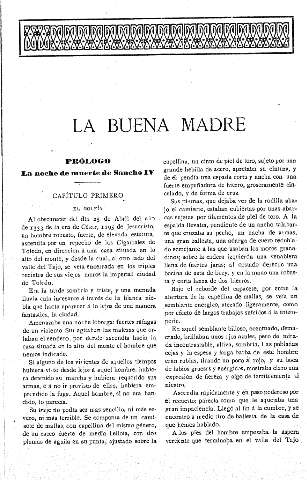 La buena madre. Prólogo. La noche de muerte de Sancho IV