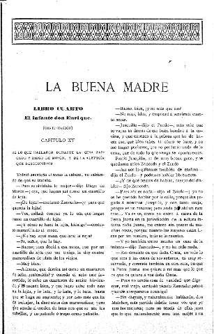La buena madre. Libro Cuarto. El Infante don Enrique (continuación)