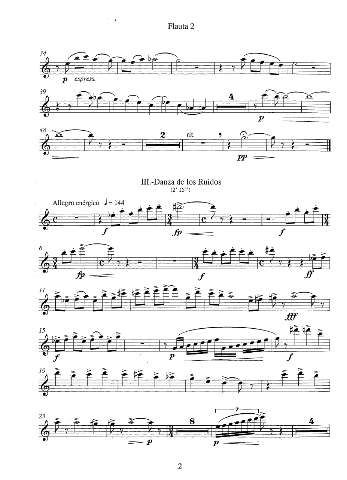 III. Danza de los ruidos