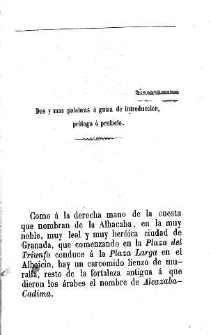 Dos y más palabras a guisa de introducción, prólogo ó prefacio.