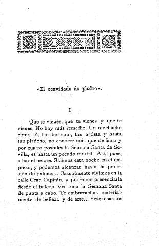 El convidado de piedra