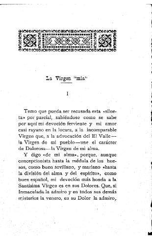 La Virgen 