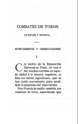 Apuntamientos y observaciones. I.