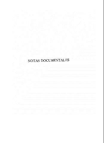 Notas documentales