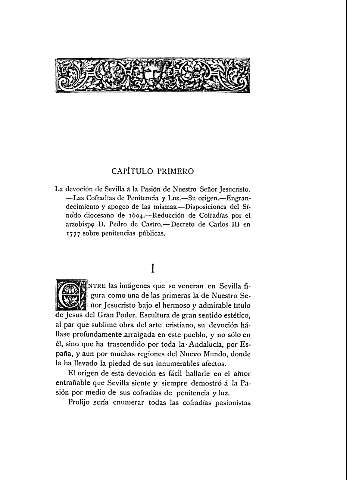 Capítulo Primero. La devoción de Sevilla á la Pasión de Nuestro Señor Jesucristo...