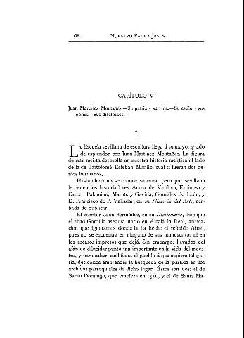 Capítulo V. Juan Martínez Montañés...