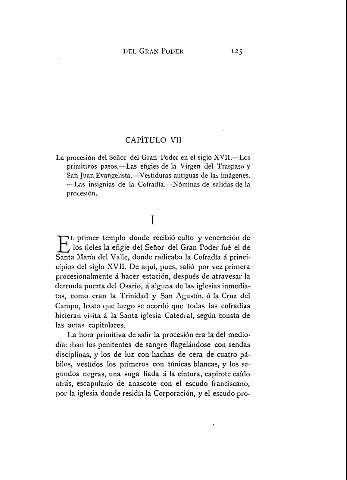 Capítulo VII. La procesión del Señor del Gran Poder en el siglo XVII...