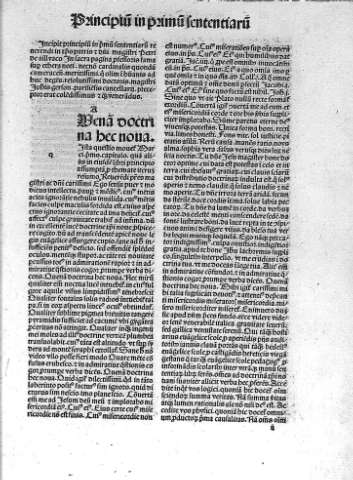 [Primum sententiarum] a