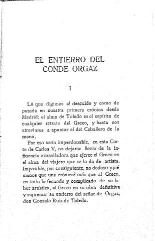 El entierro del Conde Orgaz