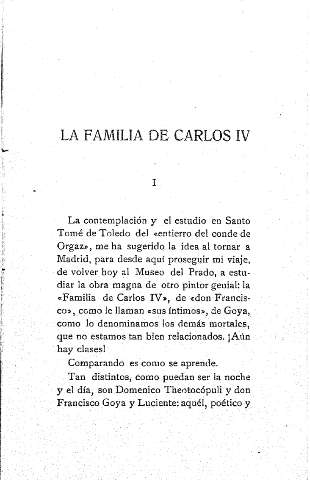 La Familia de Carlos IV