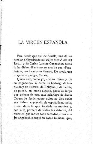 La virgen española