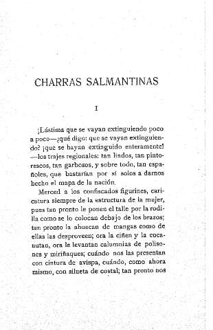 Charras salmantinas