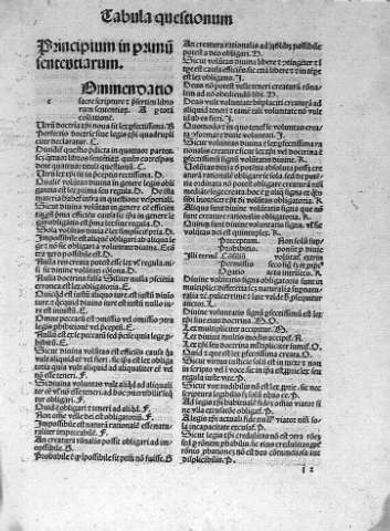 [Tabula questionum super sententias] i 2