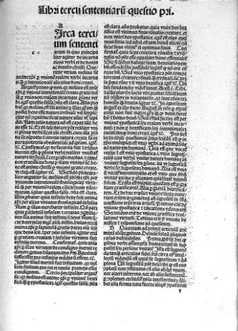 [Libri terci sententiarum questio prima] y