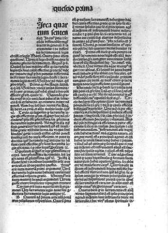 [Quartum sententiarum. Questio prima] z