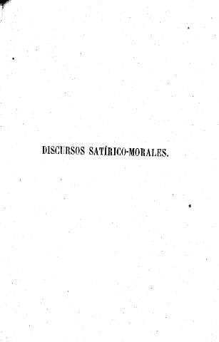Discursos Satírico-morales