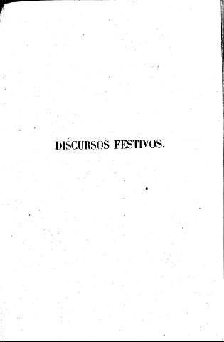 Discursos festivos