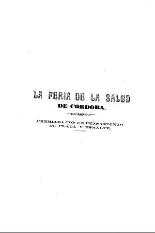 La Feria de la Salud de Córdoba.