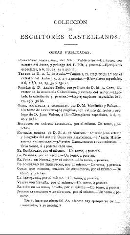 Colección de escritores castellanos