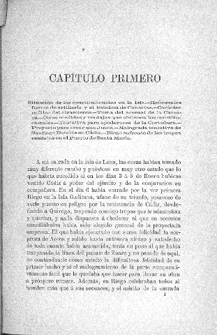 Capítulo Primero