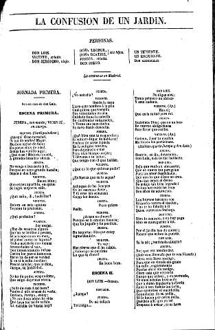 La confusión de un jardín