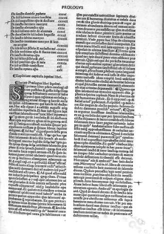 Prologus libri septimi y Liber Septimus