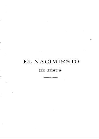 El nacimiento de Jesús