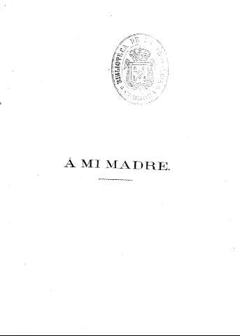 A mi madre.