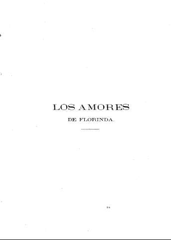 Los amores de Florinda