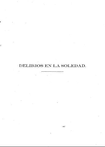 Delirios en la Soledad