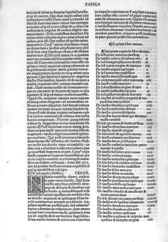 Liber Decimus y Tabula libri decimi