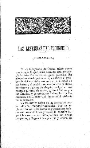 Las leyendas del equinoccio