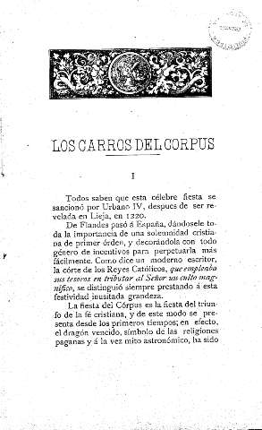 Los Carros del Corpus