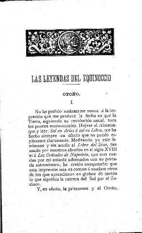 Las leyendas del equinoccio (otoño)