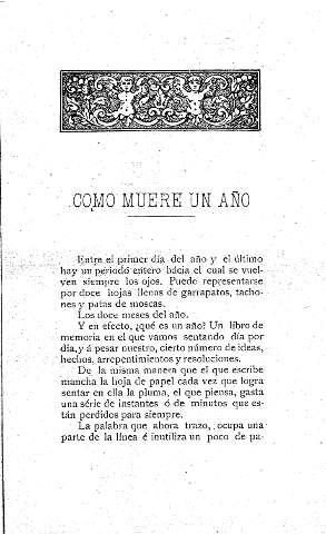 Cómo muere un año
