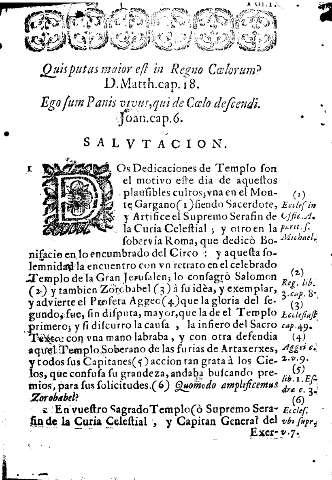 Quis putas maior est in Regno Caelorum? D.Matth.cap.18. Ego sum Panis vivus,qui de Caelo descendi. Joan.cap.6. Salvtacion