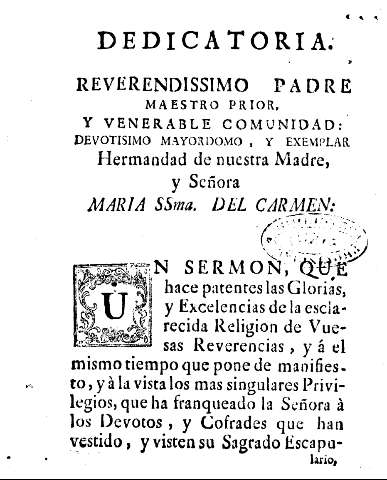 Dedicatoria.