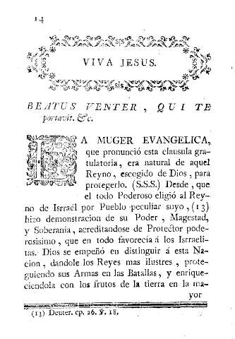 Viva Jesus. Beatus venter, qui te portavit, etc.
