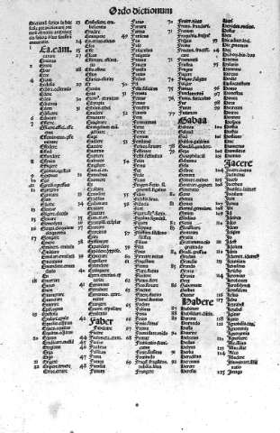 Ordo dictionum