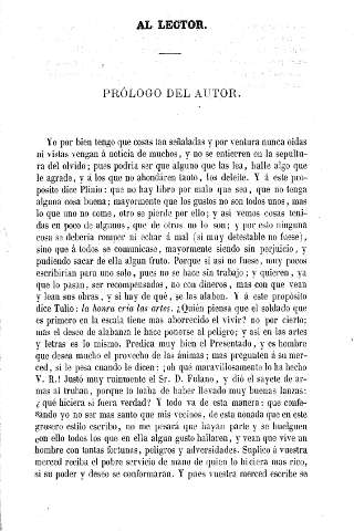 Al lector. Prólogo del autor.