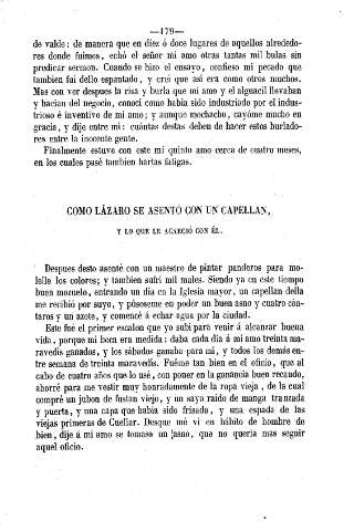 Cómo Lázaro se asentó con un capellán, y lo que le acaeció con él.