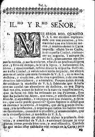 Ilmo. y Rmo. Señor
