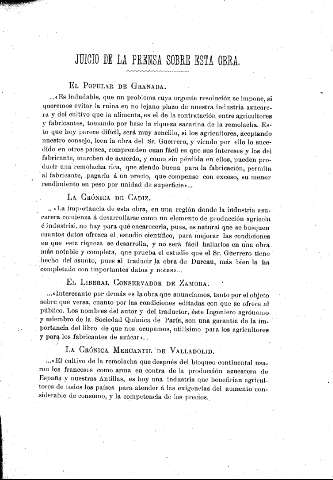 Juicio de la prensa sobre esta obra