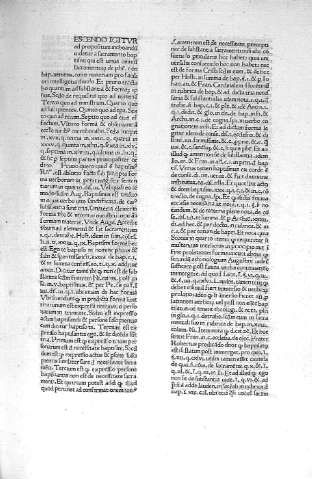 Descendo igitur ad propositum inchoandum uidetur a sacramento baptismi...