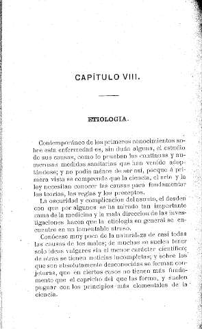 Capítulo VIII. Etiología