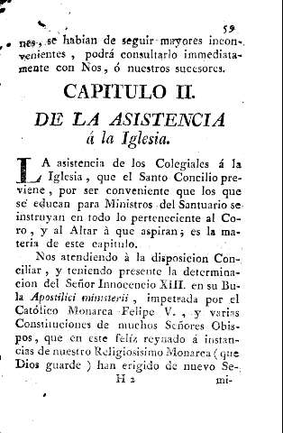 Capitulo II. De la asistencia á la Iglesia.