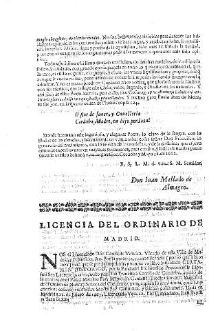 Licencia del ordinario de Madrid